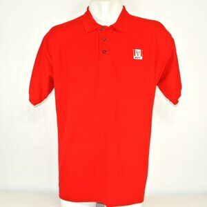 KFC Kentucky Fried Chicken Bucket Red Polo Shirt Employee Uniform NEW Size Large